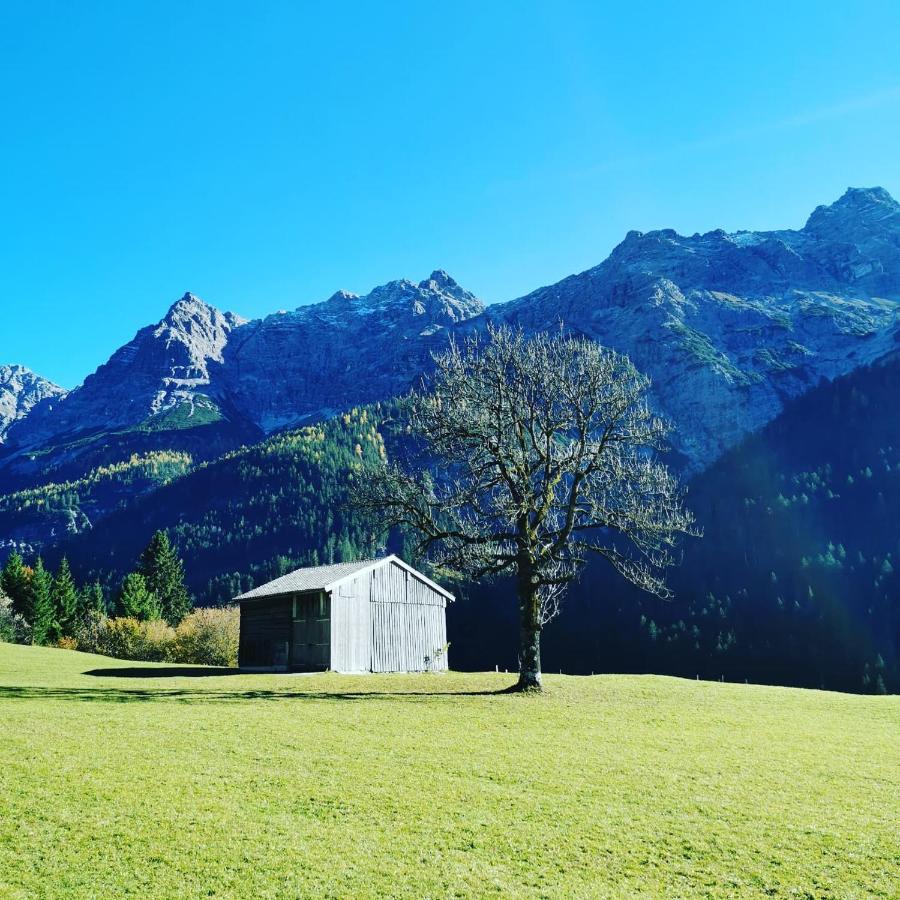Ferienhaus Hochvogel Hinterhornbach エクステリア 写真