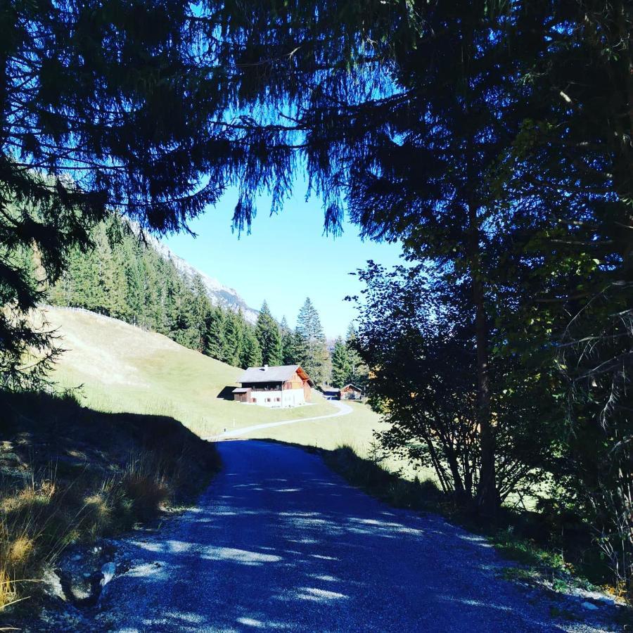 Ferienhaus Hochvogel Hinterhornbach エクステリア 写真