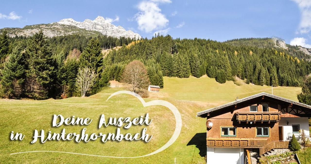 Ferienhaus Hochvogel Hinterhornbach エクステリア 写真